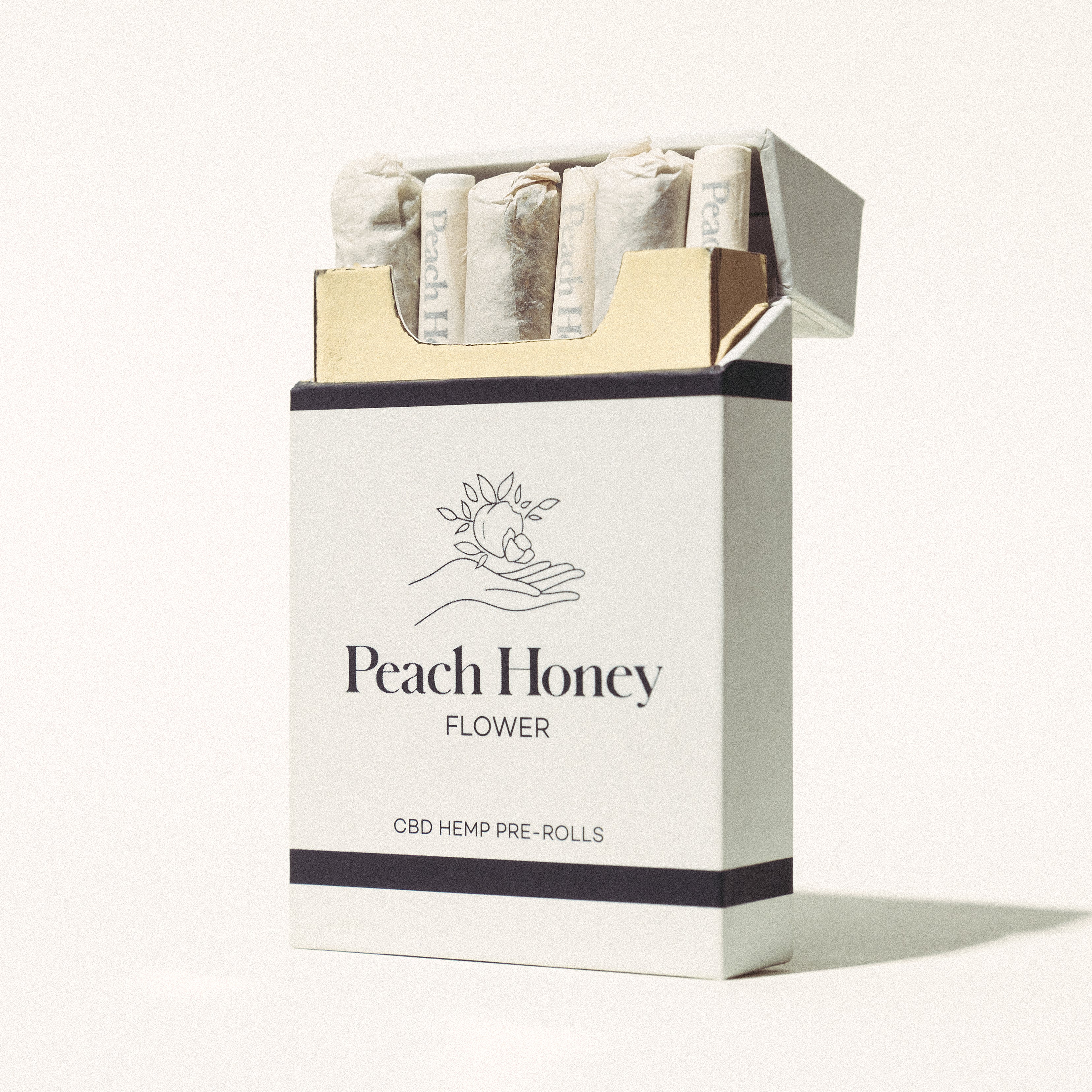 Peach Honey  CBD Hemp Pre-Roll Joints.